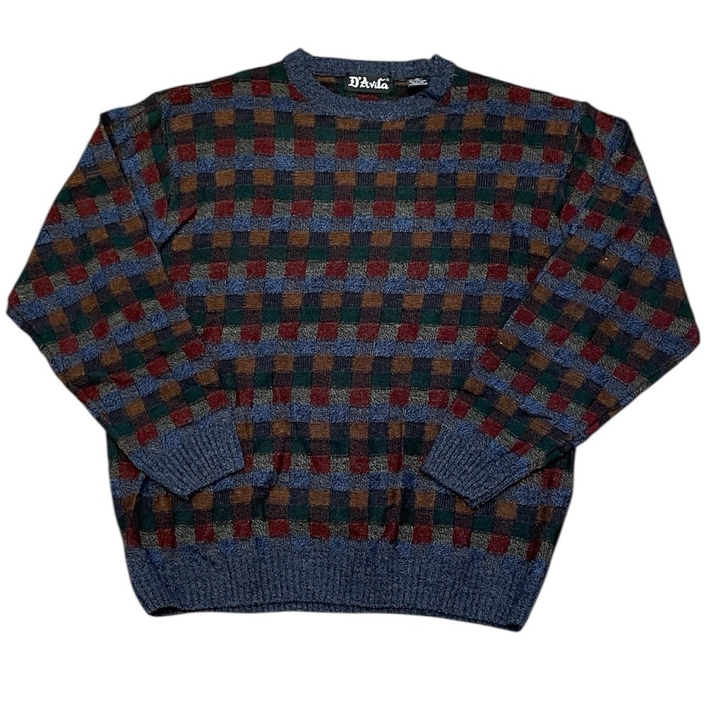 Vintage D’Avila Wool Blend‎ Knit Crewneck Sweater